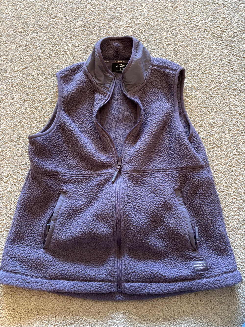 O'Neill Women's Lavender Sherpa Fleece Vest